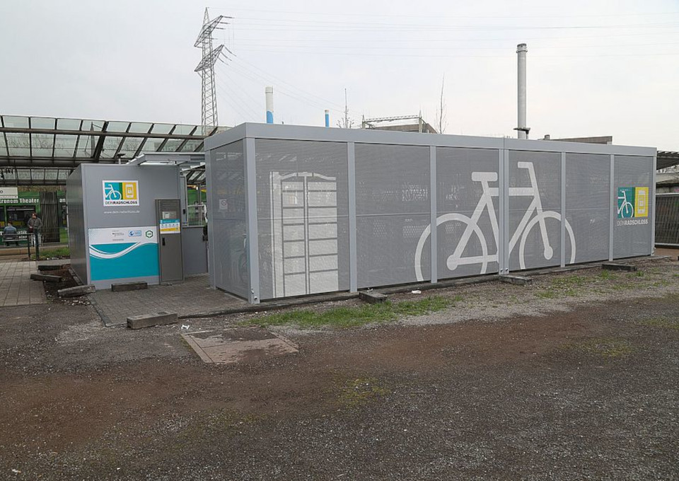 Die DeinRadschloss Fahrradboxen Oberhausen Sterkrade