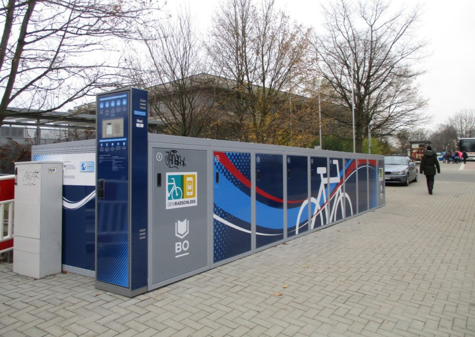 Die DeinRadschloss Anlage in Bochum Standort Neues Gymnasium