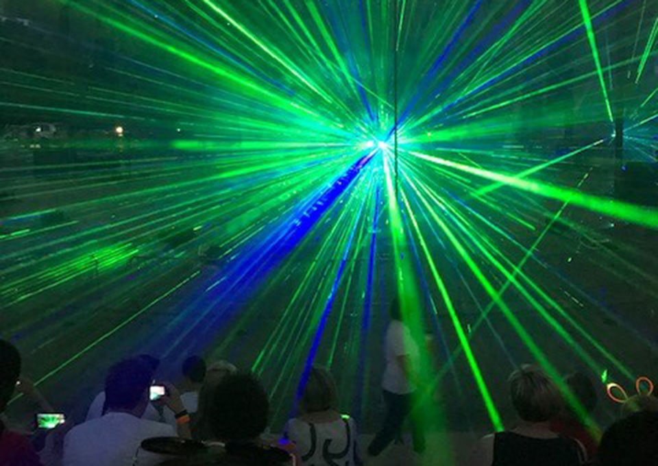 Lasershow im Nordsternpark Gelsenkirchen