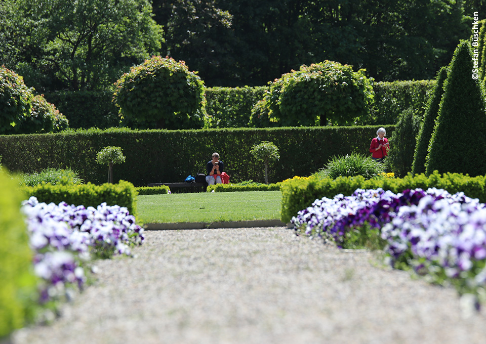 Blumenbeete auf der Landesgartenschau
