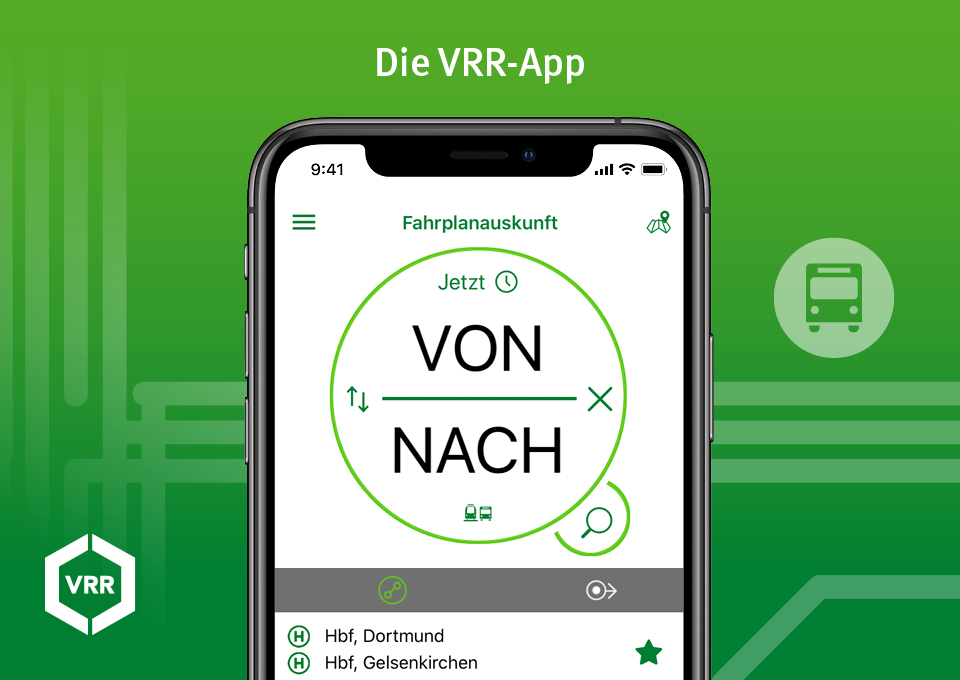 Vrr App Vrr Verkehrsverbund Rhein Ruhr