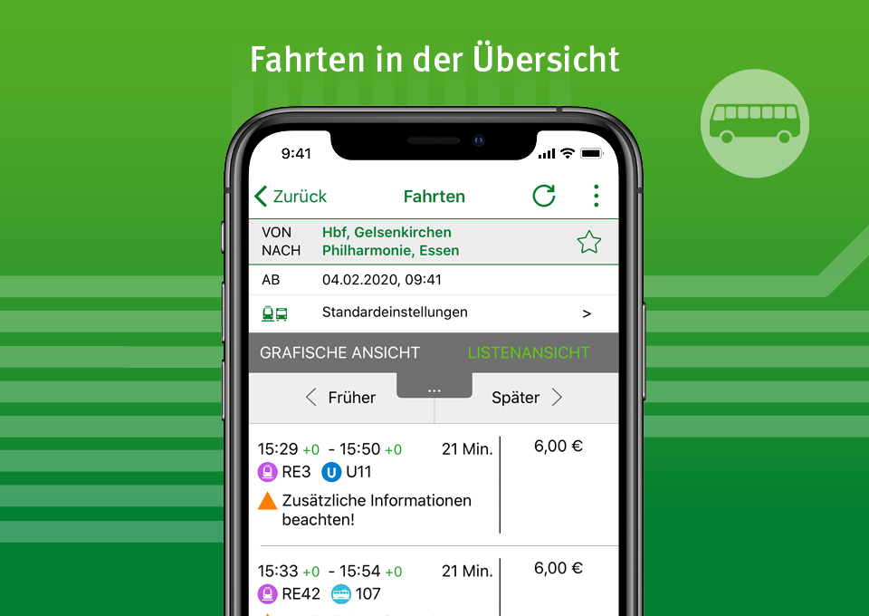 VRR App VRR Verkehrsverbund RheinRuhr