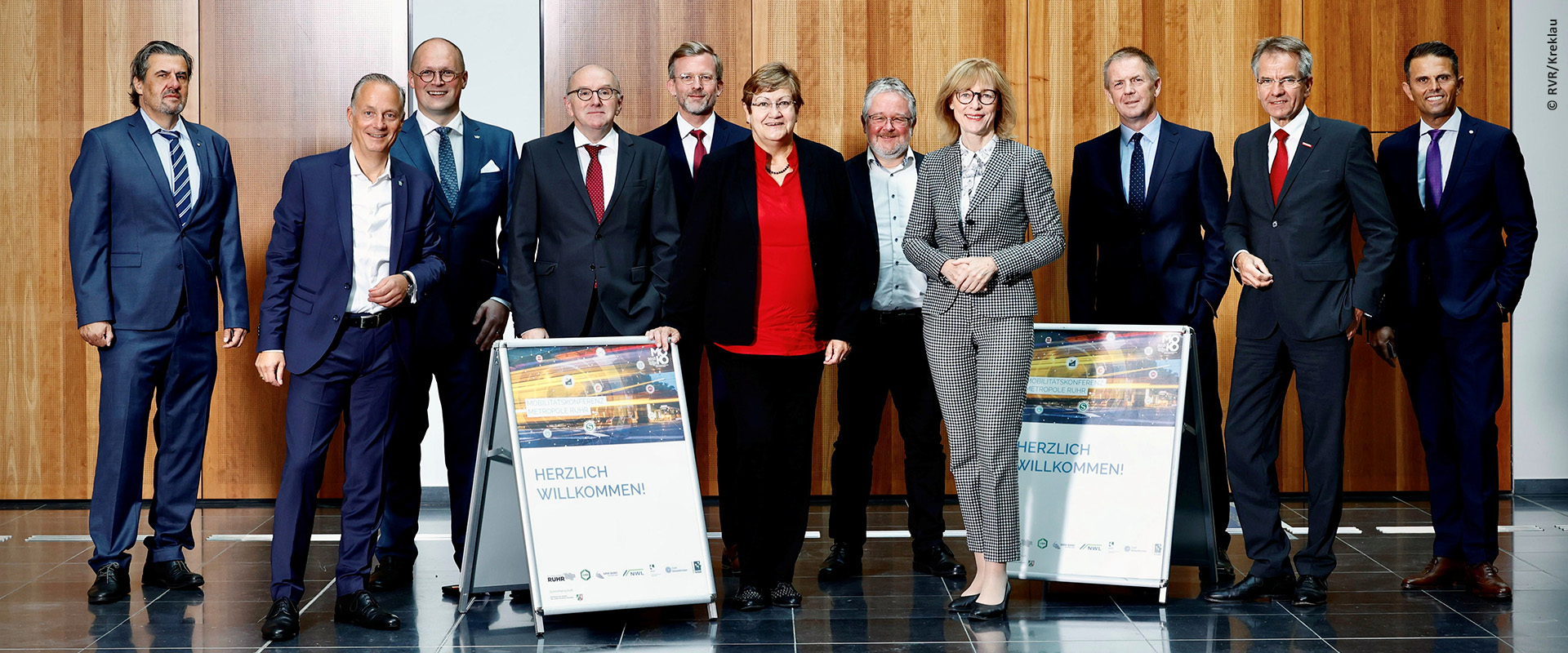 Expert*innen aus Politik, Verkehrsbranche, Wissenschaft und Wirtschaft bei der dritten Mobilitätskonferenz Metropole Ruhr