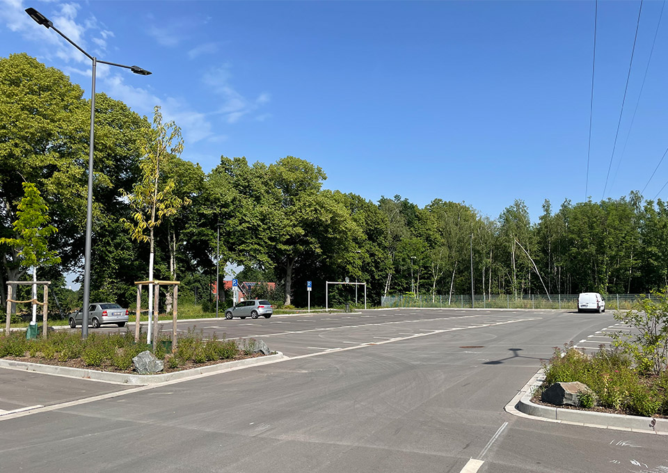 P+R-Parkplatz an der Gräwenkolkstraße