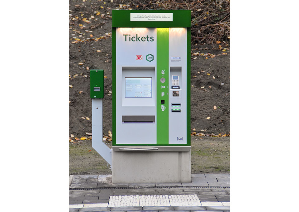 Ticketautomat am Bahnhof Herten