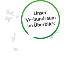 Die Verbundkarte mit den Regionen des VRR
